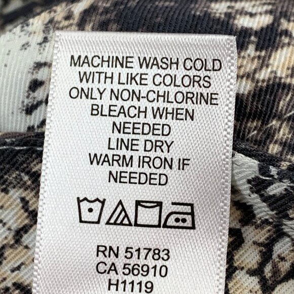 Maurices Skirt sz XL Snakeskinl Print Wrap Style Midi Length 29" New NWT - Picture 8 of 9